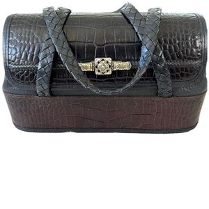 Brighton Leather Small Satchel CO15039 Like New